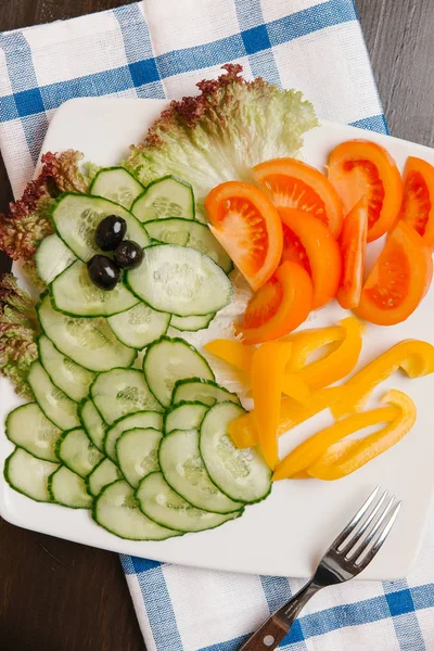 신선 한 야채 샐러드 — 스톡 사진