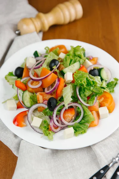 Salada de legumes frescos — Fotografia de Stock