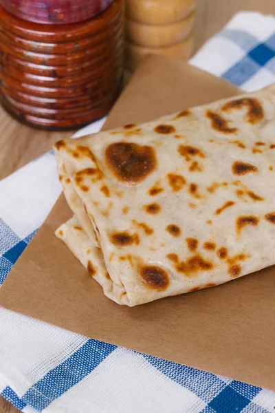 Lekkere gegrilde shoarma — Stockfoto