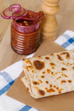 lezzetli ızgara shawarma