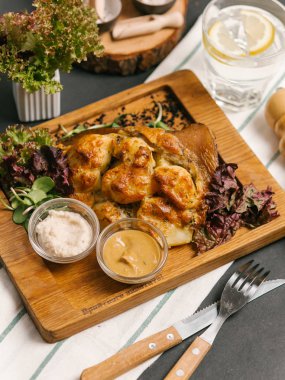 kızarmış tavuk eti