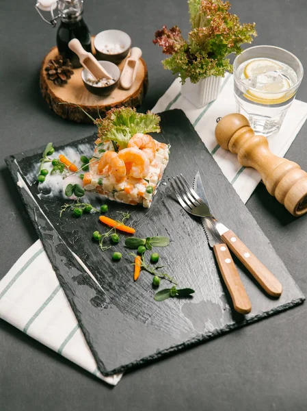 karides ve krem peynir