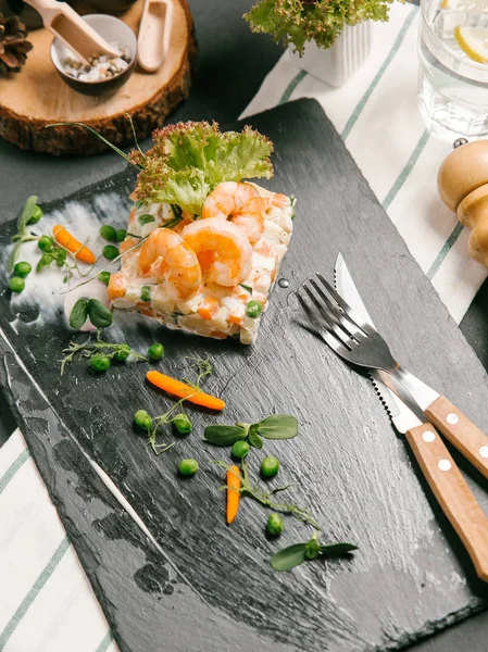 karides ve krem peynir