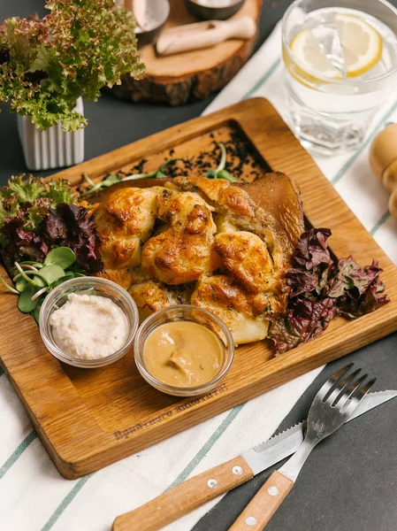 kızarmış tavuk eti