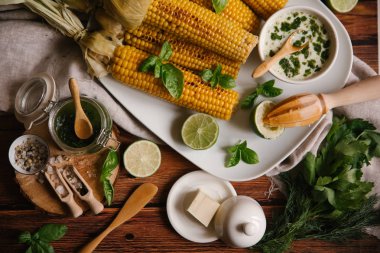 Pişmiş haşlanmış mısır