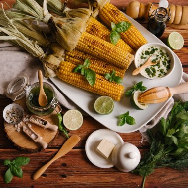 Pişmiş haşlanmış mısır