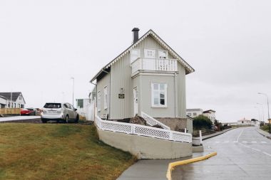 İzlanda köyde evler