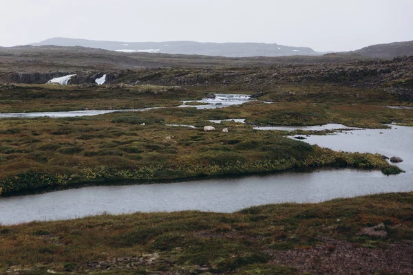 Flüsse, Gletscher und Wasserfälle — Stockfoto