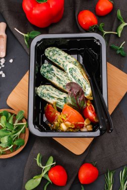 lezzetli ekmek ve sebze yakından görmek 