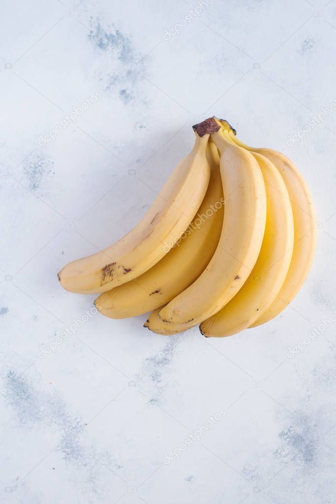 Banana. Ripe banana isolated on white background.