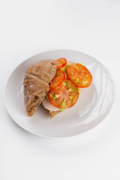 Patas Pollo Asadas Sobre Fondo Blanco — Foto de Stock