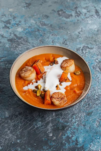 カボチャと野菜のスープ — ストック写真
