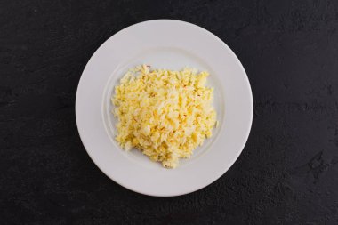 haşlanmış pirinç yakın yukarı 