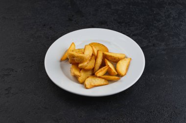 Izgara patates manzaralı. 