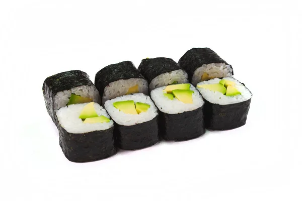 Japans Traditioneel Gerecht Maki Sushi Broodjes — Stockfoto