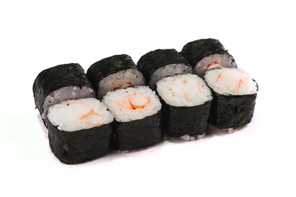 Japans Traditioneel Gerecht Maki Sushi Broodjes — Stockfoto