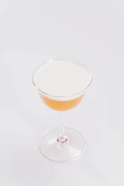 Glas Met Heerlijke Cocktail Met Schuim Erop — Stockfoto