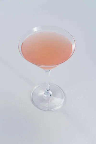 Cocktail Rosa Signora Vetro Martini — Foto Stock