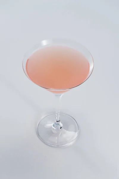 Cocktail Rosa Signora Vetro Martini — Foto Stock