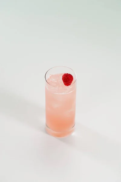 Erdbeer Smoothie Glas — Stockfoto
