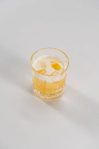 Склянка Апельсинового Соку Столі — стокове фото