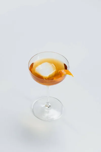 Whisky Con Hielo Naranja — Foto de Stock