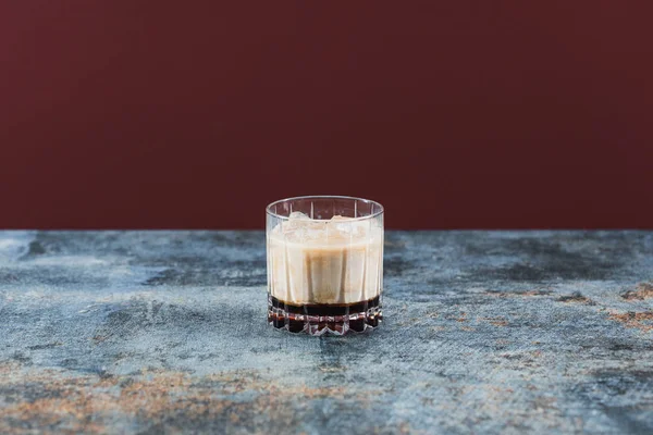 Vaso Whisky Con Helado — Foto de Stock