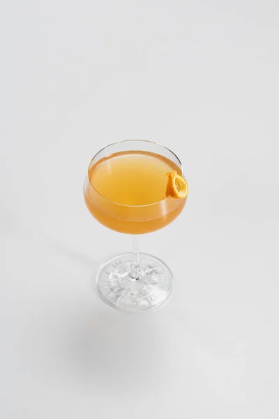 Cocktail Glas Met Sinaasappelschijfje — Stockfoto