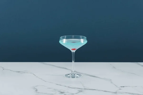Blue Cocktail Cherry — Stock Photo, Image