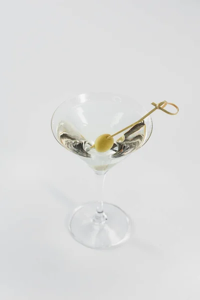 Martini Glass Olive — Stock Photo, Image