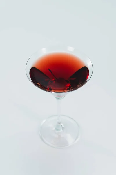 Bicchiere Vino Rosso Vicino — Foto Stock