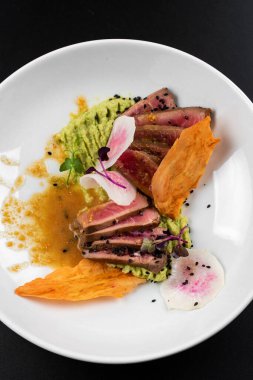 Kızarmış sığır eti fotoğrafı.