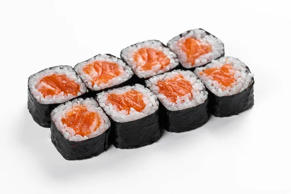 Sushi Rollen Mit Lachs Und Kaviar — Stockfoto
