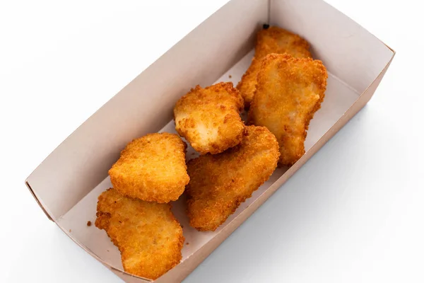 배경에 이봉지에 맛있는 닭고기 — 스톡 사진