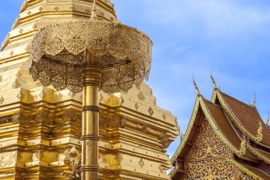 Budist tapınağı Doi Suthep Tayland 