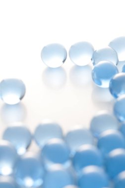 sulu mavi küreler yakın çekim görüntüsü