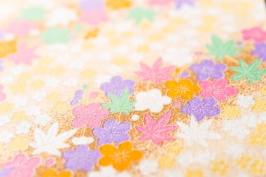 Geleneksel Japon kağıdı deseni