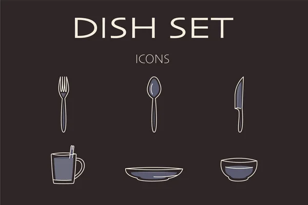 Kafe ve restoranlar için tabak seti