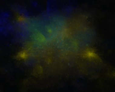 Gece gökyüzünde Samanyolu 'nun panoramik görüntüsü 