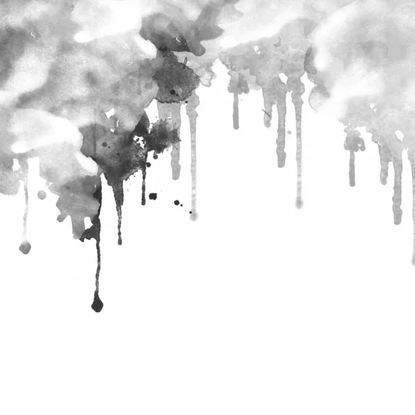 Soyut boya sıçrar ve izole olur.