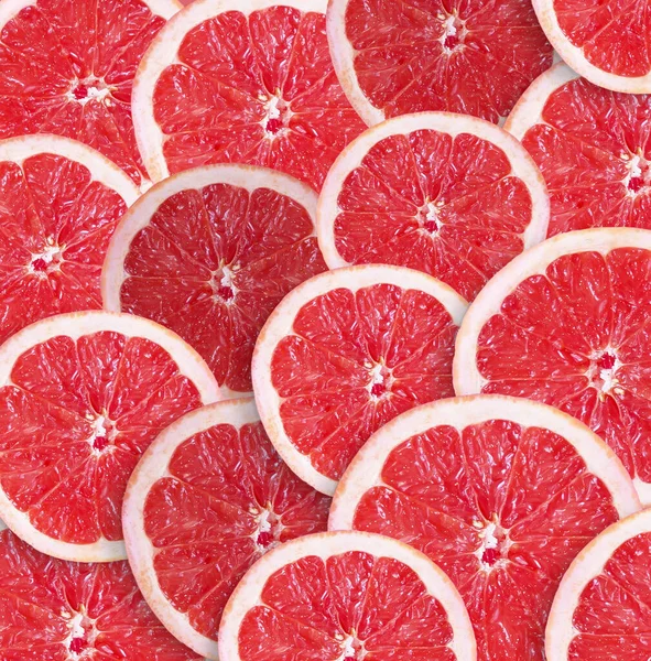 Taze greyfurt parçaları.