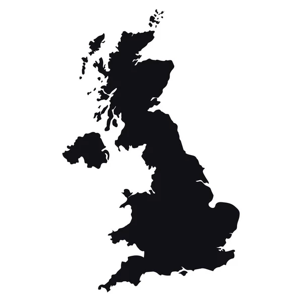 High detailed Great Britain vector map. — Stock Vector
