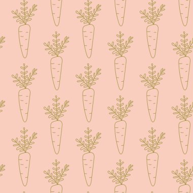 Sevimli el çizimi kusursuz desen - vektör