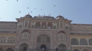 Amer Kalesi Jaipur Rajasthan Hindistan mimarisi 