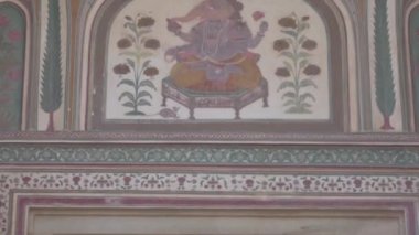 Amer Kalesi Jaipur Rajasthan Hindistan motifleri