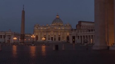 İtalya Roma Vatikan St. Peter Bazilikası Sabah hiper gecikme