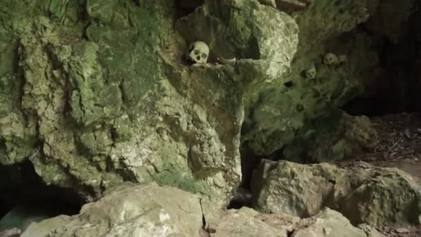 Tana Toraja Indonesia Londa Могили Печери Поховання Мертвих — стокове відео