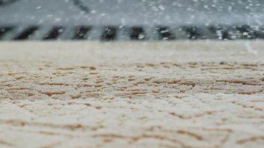 Yüksek basınçlı yıkama ile temizlik halı