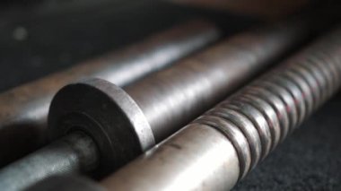 Eski halter egzersiz jimnastik salonu 