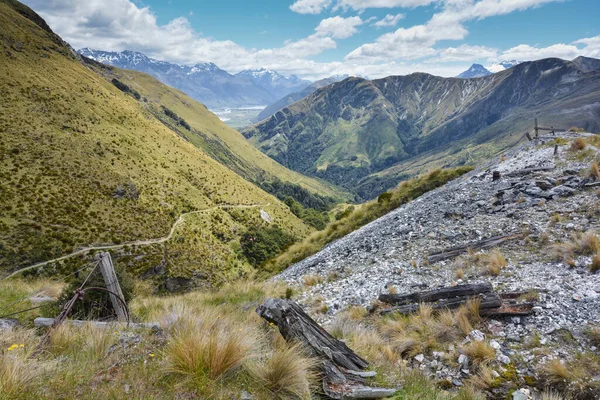 Вид Долину Глаччи Новая Зеландия — стоковое фото
